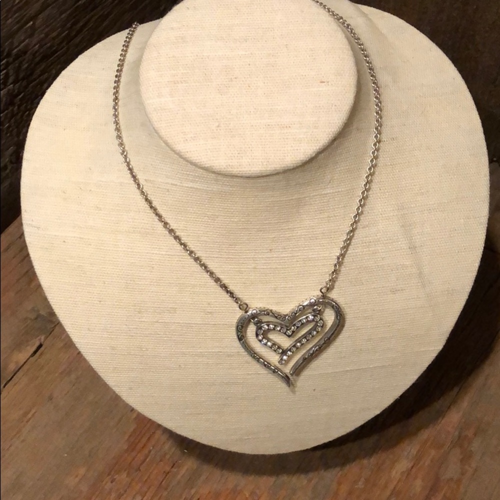 Brighton - Love Stuck Necklace, two sided.